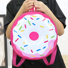 Kids Donut Rainbow Backpack Kindergarten School Book Bag Cartoon Casual Students