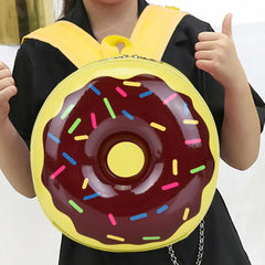 Kids Donut Rainbow Backpack Kindergarten School Book Bag Cartoon Casual Students