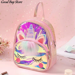 Kids Unicorn Jelly Backpack Waterproof School Bag