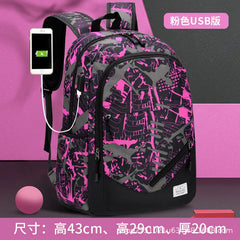 Children Orthopedic School Bag for Boys and Girls, Waterproof Book Bag