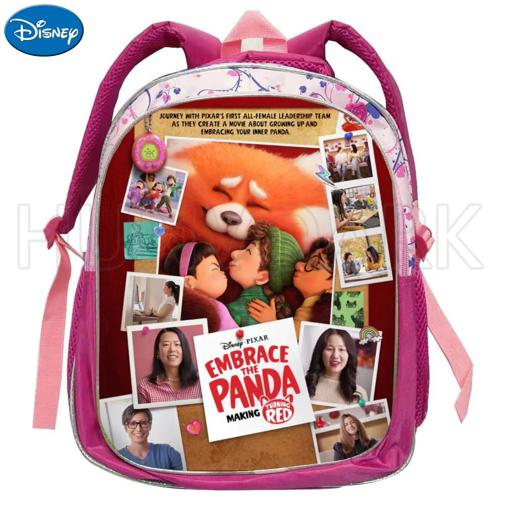 Kids School Bag Red Backpack 12inch Pattern Girl Gift Mochila Bolsas