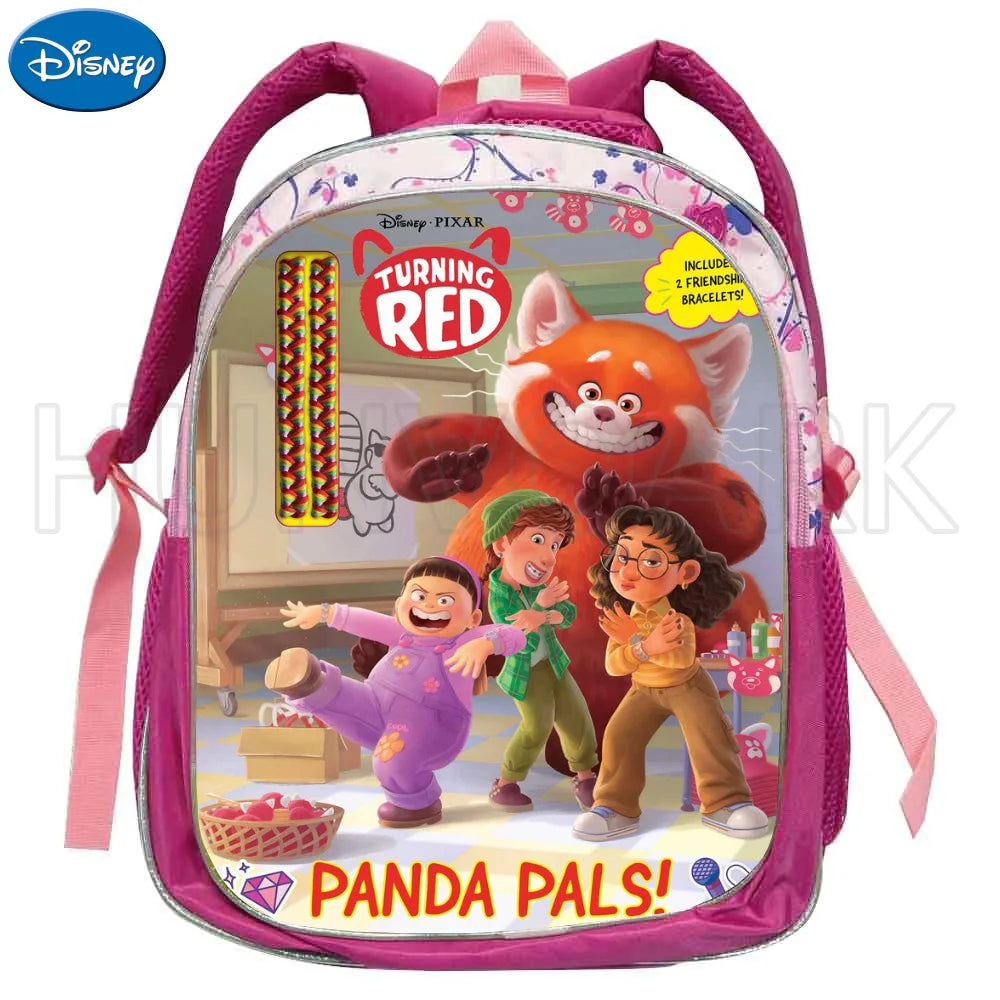 Kids School Bag Red Backpack 12inch Pattern Girl Gift Mochila Bolsas