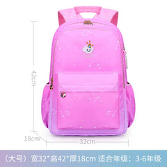 Girls Princess School Backpacks Kids Satchel Flower Primary Backpack