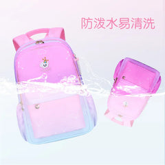 Girls Princess School Backpacks Kids Satchel Flower Primary Backpack