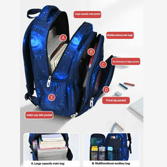 Waterproof Boy School Backpack for Kids Primary School Student