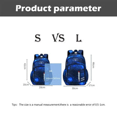 Waterproof Boy School Backpack for Kids Primary School Student