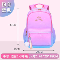 Girls Princess School Backpack Orthopedic Kids Bag