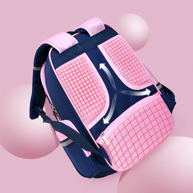 Girls Orthopedic School Bag Backpack Kids