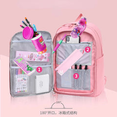 Girls Orthopedic School Backpack Princess Kids Satchel Schoolbag