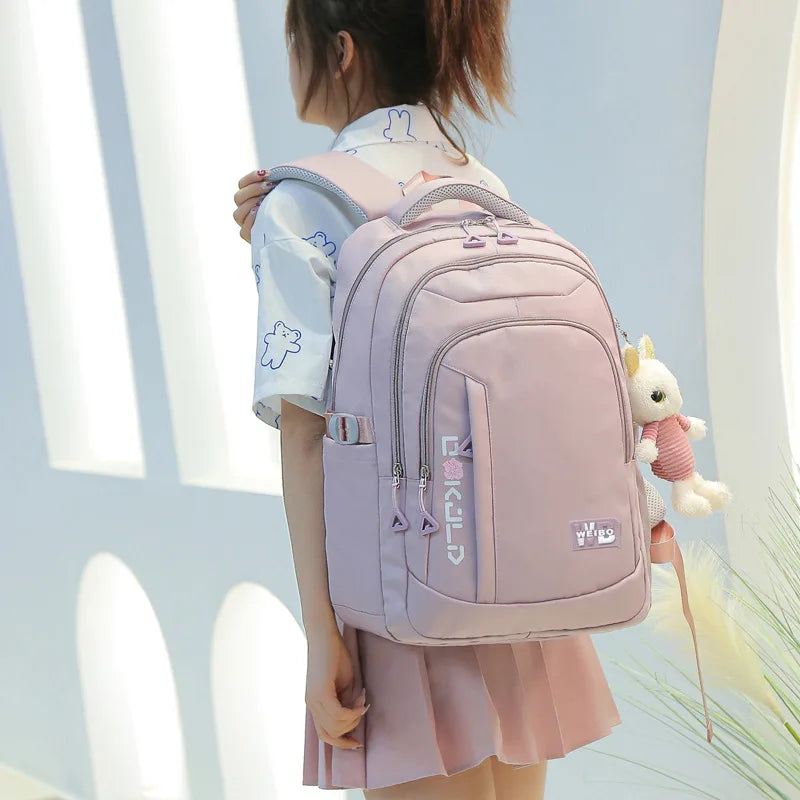 Waterproof School Backpack for Girls Kids Satchel