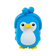 Kids Penguin Coin Purse Wallet Blue/Black/Pink