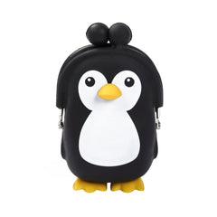 Kids Penguin Coin Purse Wallet Blue/Black/Pink