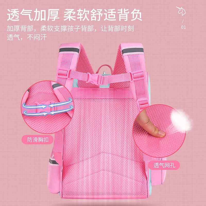 Mini Plush Backpack, Cartoon Printed School Bag, for Kids