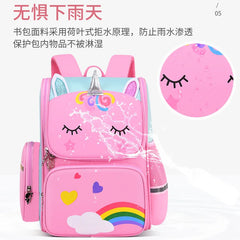 Mini Plush Backpack, Cartoon Printed School Bag, for Kids