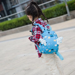 Kids School Bag Anti-lost Baby Backpack Canvas Backpack