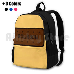 Chocolate Bourbon Biscuit Hiking Backpack Waterproof Camping Travel