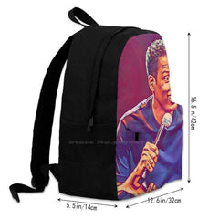 Chris Rock School Bag Big Capacity Backpack Laptop 15 Inch Stand Up Comedy