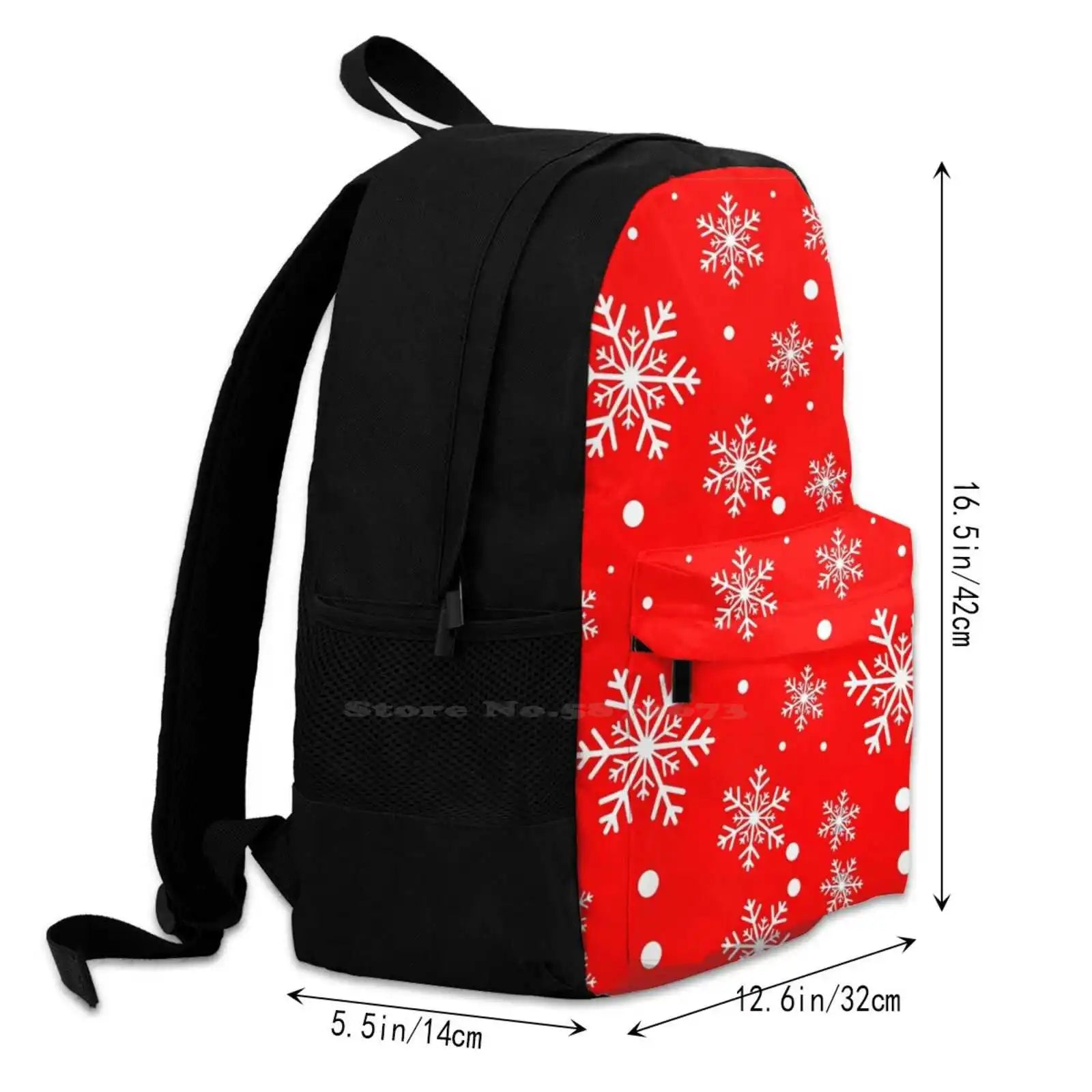 3D Print Backpack Casual Bag Christmas Ornaments