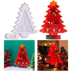 Christmas Tree Silicone Jewelry Box Molds