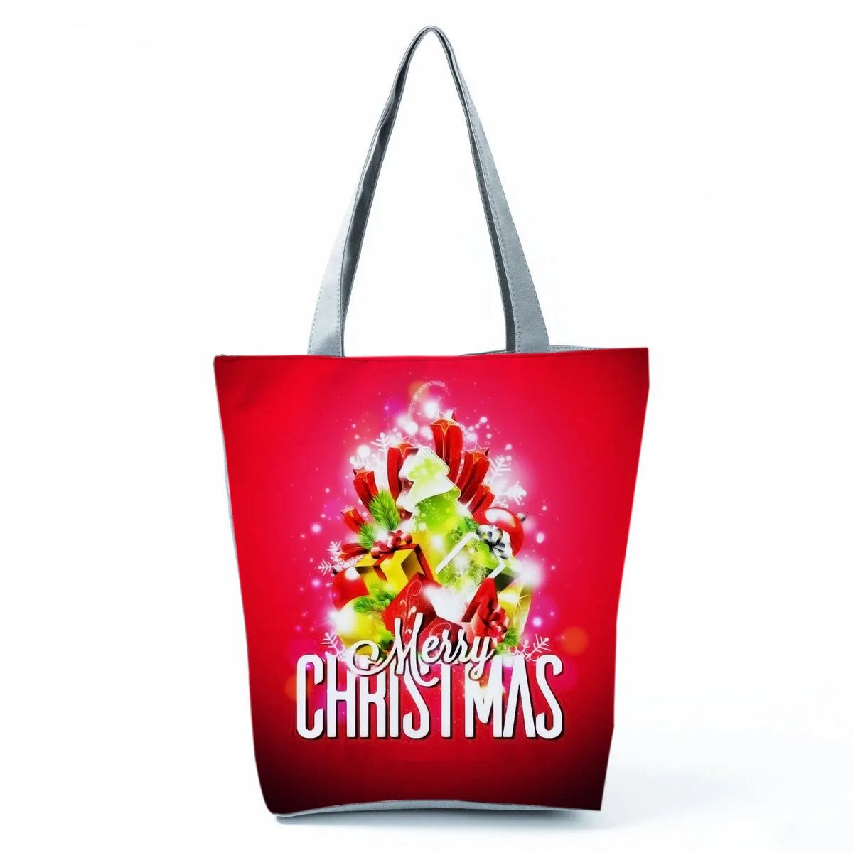 Christmas Tree Women Gift Handbags All-Match Christmas Girl Tote Eco Reusable Sh