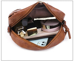 Chuwanglin Small Crossbody Shoulder Bag Soft PU Leather Messenger Bag