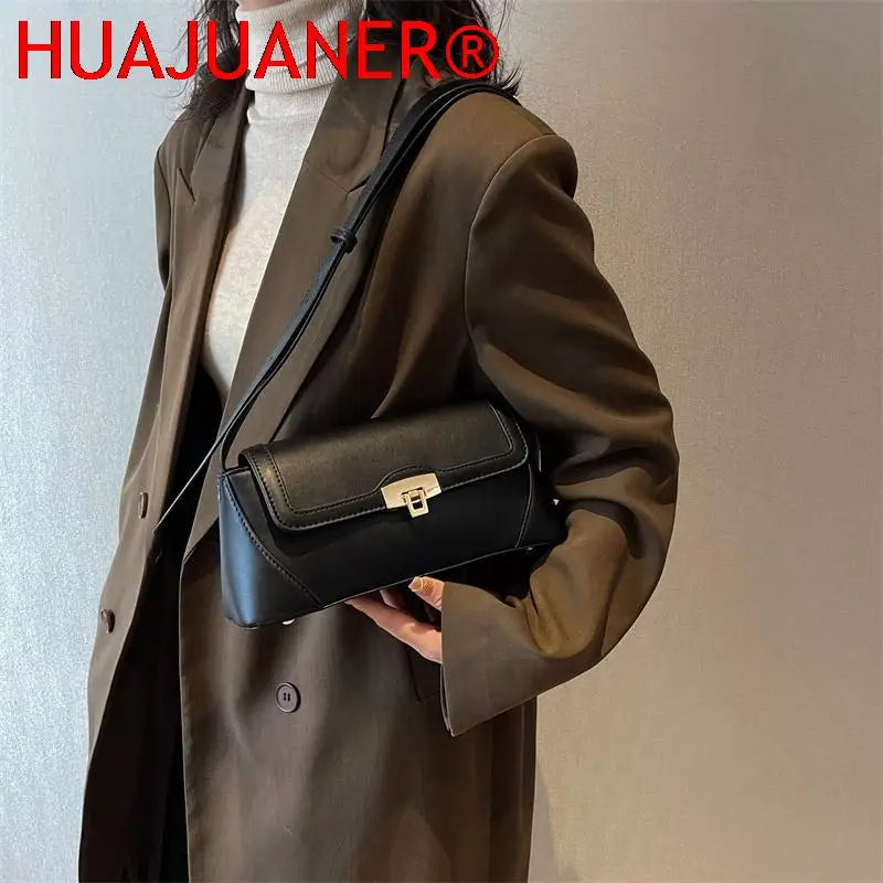 Vintage Armpit Shoulder Bag Women Crossbody Handbag