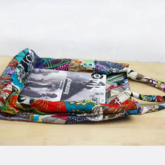 Boho Shoulder Bag Patchwork Tote Handbag for Women