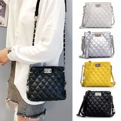Diamond Pattern Women Messenger Bag Square Female Shoulder Handbag