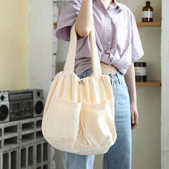 Vintage Canvas Bag Women's Handbag Shoulder Shopping Purse