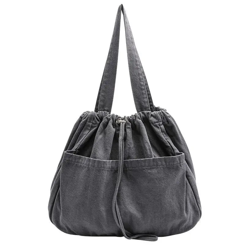 Vintage Canvas Bag Women's Handbag Shoulder Shopping Purse