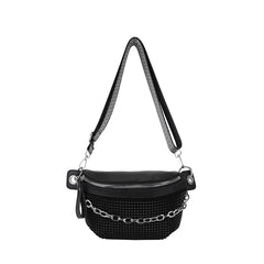 Classic Leather Women Bag Outdoor Casual Chest Bags Retro Women Shoulder Waist B