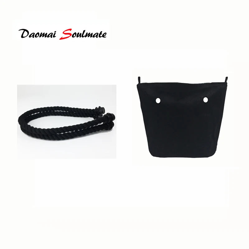 Classic Mini Rope handle with Canvas Insert Inner Pocket