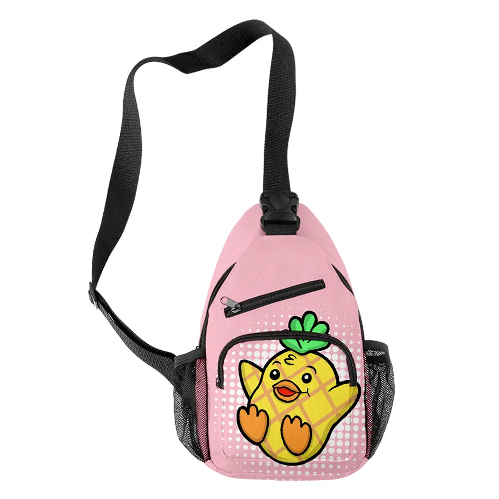 Moriah Elizabeth 3D Printed Chest Bags Unisex Waterproof Crossbody Streetwear