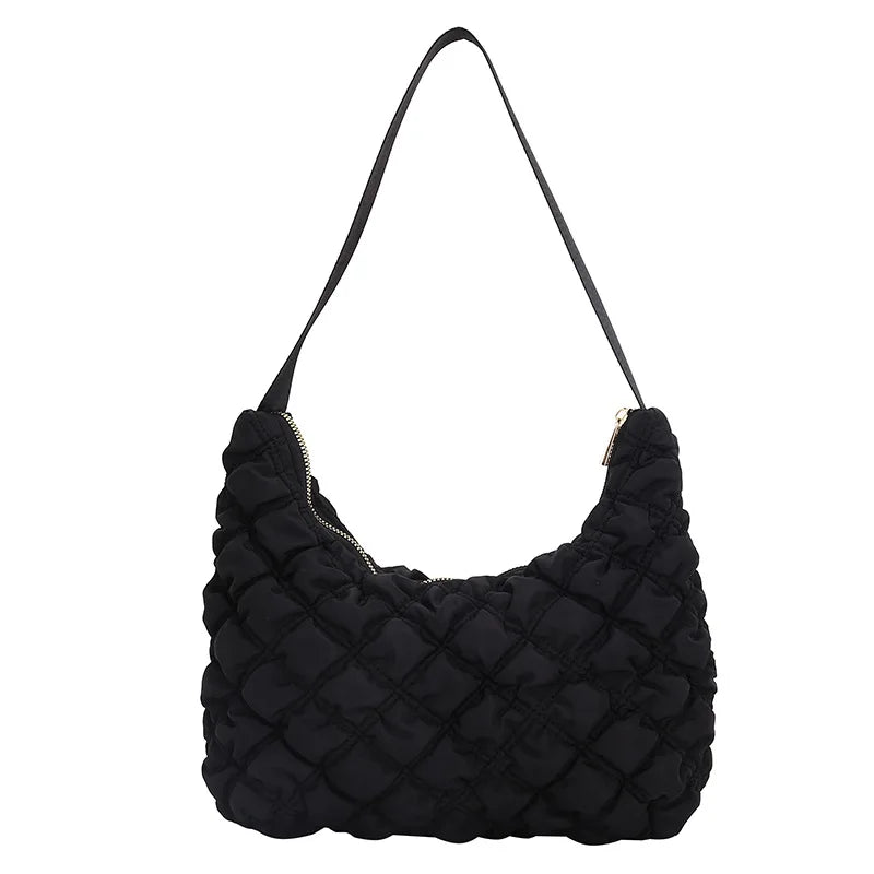 Winter Shoulder Bags Travel Tote Women Armpit Small Satchel Female Clutches