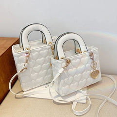 Heart-shaped Lady Handbag Dress Purse Crossbody Bags For Women Totes