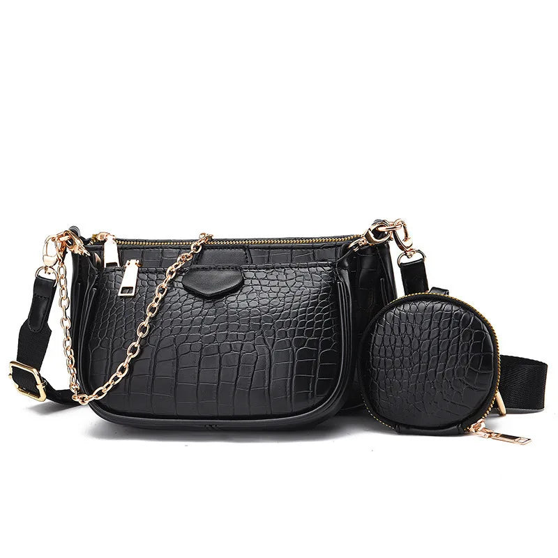 Hot Selling Three-piece Chain One-shoulder Messenger Bag