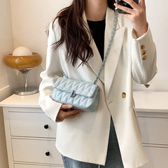 Classic Lingge Crossbody Shoulder Bag for Women