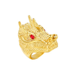 Dragon Engagement Ring Stainless Steel Men Jewelry Bague Femme