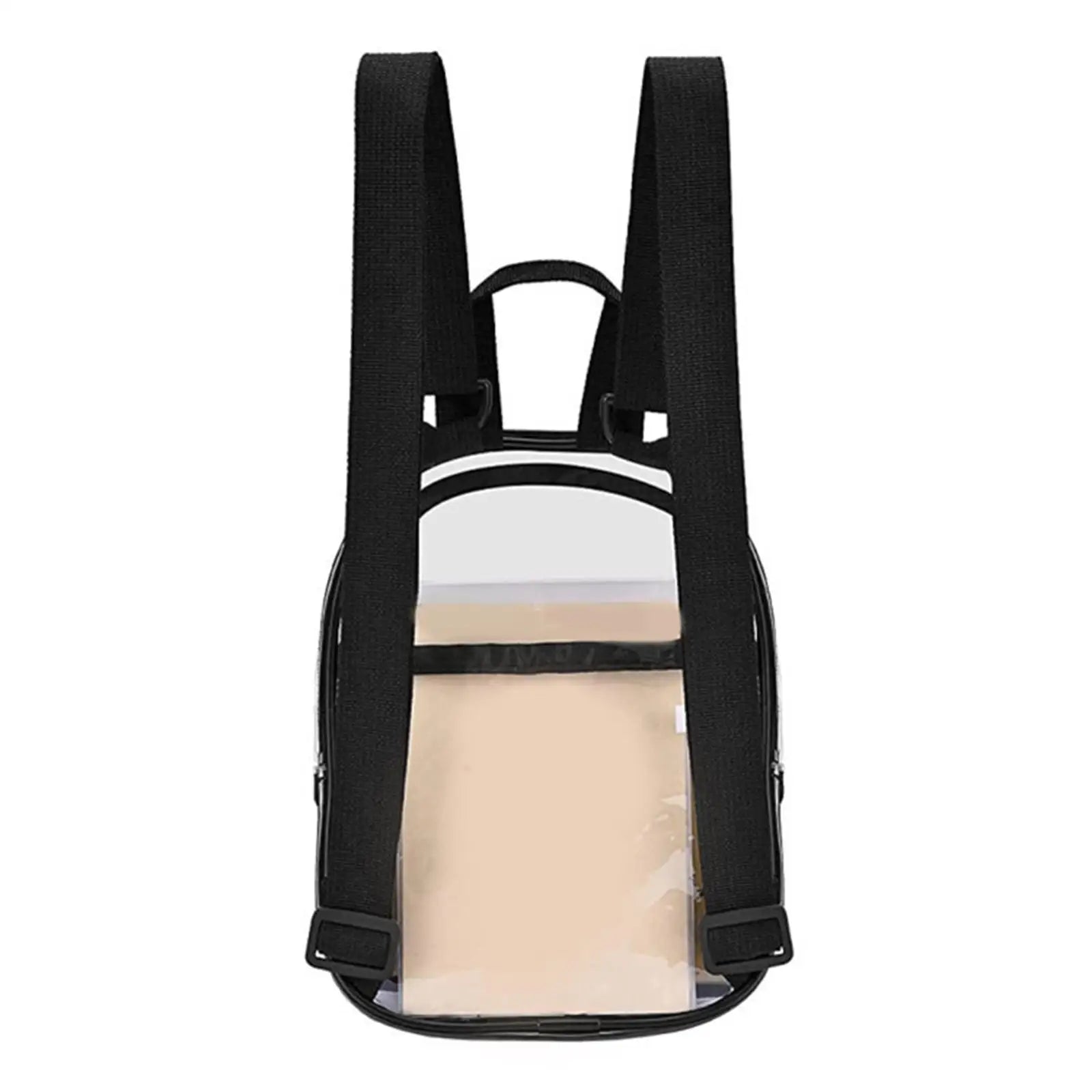 Clear Backpack Durable Visible Cosmetic Bag for Men Women Sporting Events