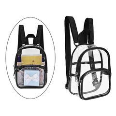 Clear Backpack Durable Visible Cosmetic Bag for Men Women Sporting Events