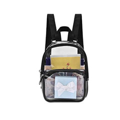 Clear Backpack Durable Visible Cosmetic Bag for Men Women Sporting Events