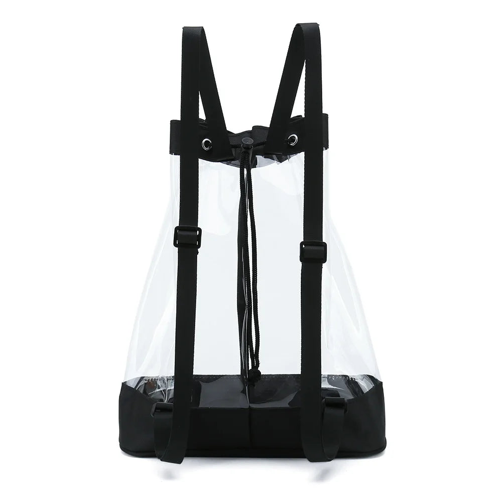 Clear Drawstring Backpack, See Through Bag