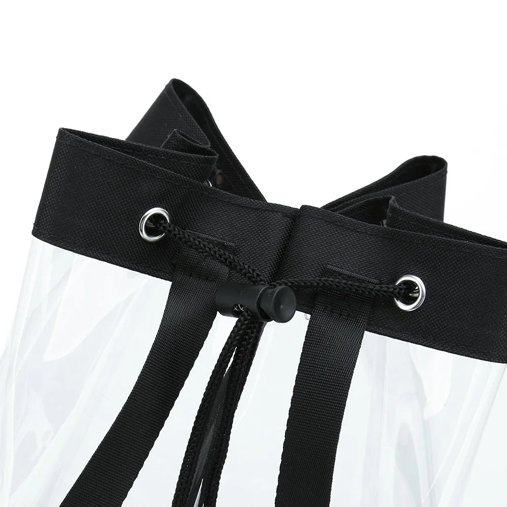 Clear Drawstring Backpack, See Through Bag