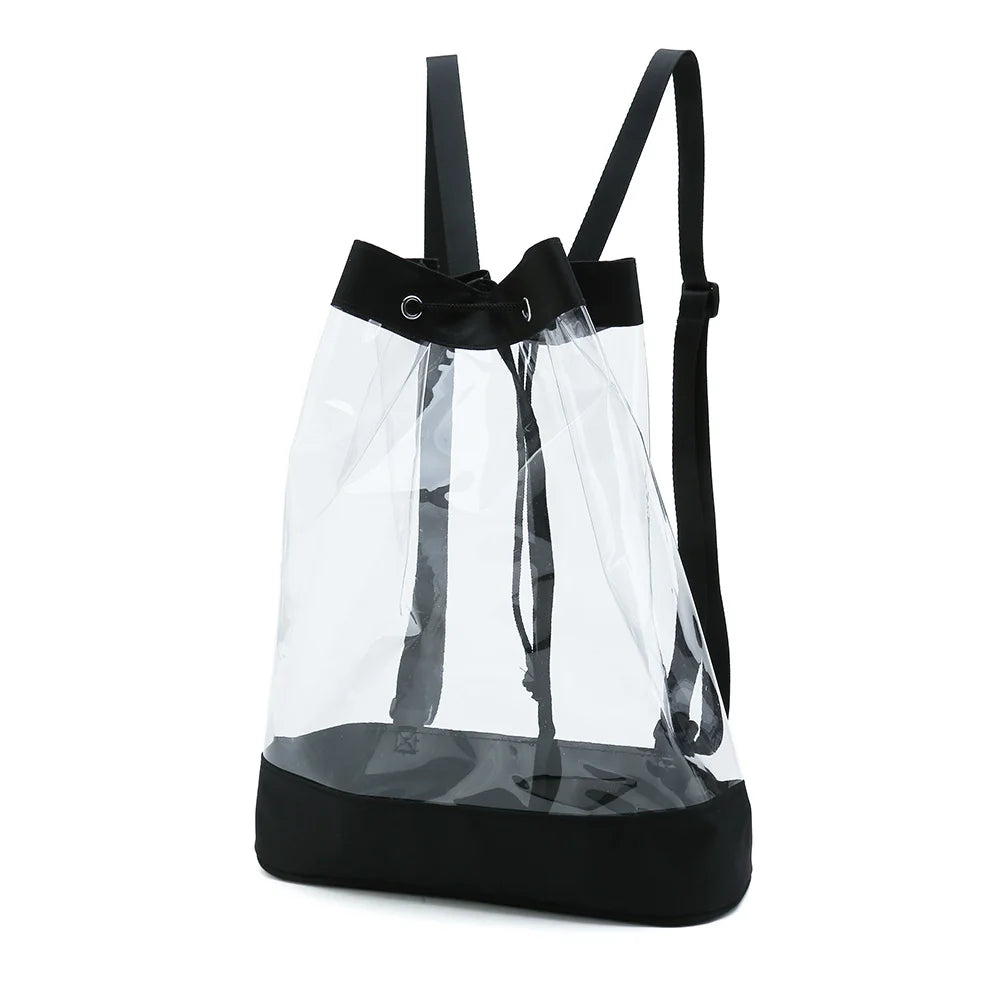 Clear Drawstring Backpack, See Through Bag