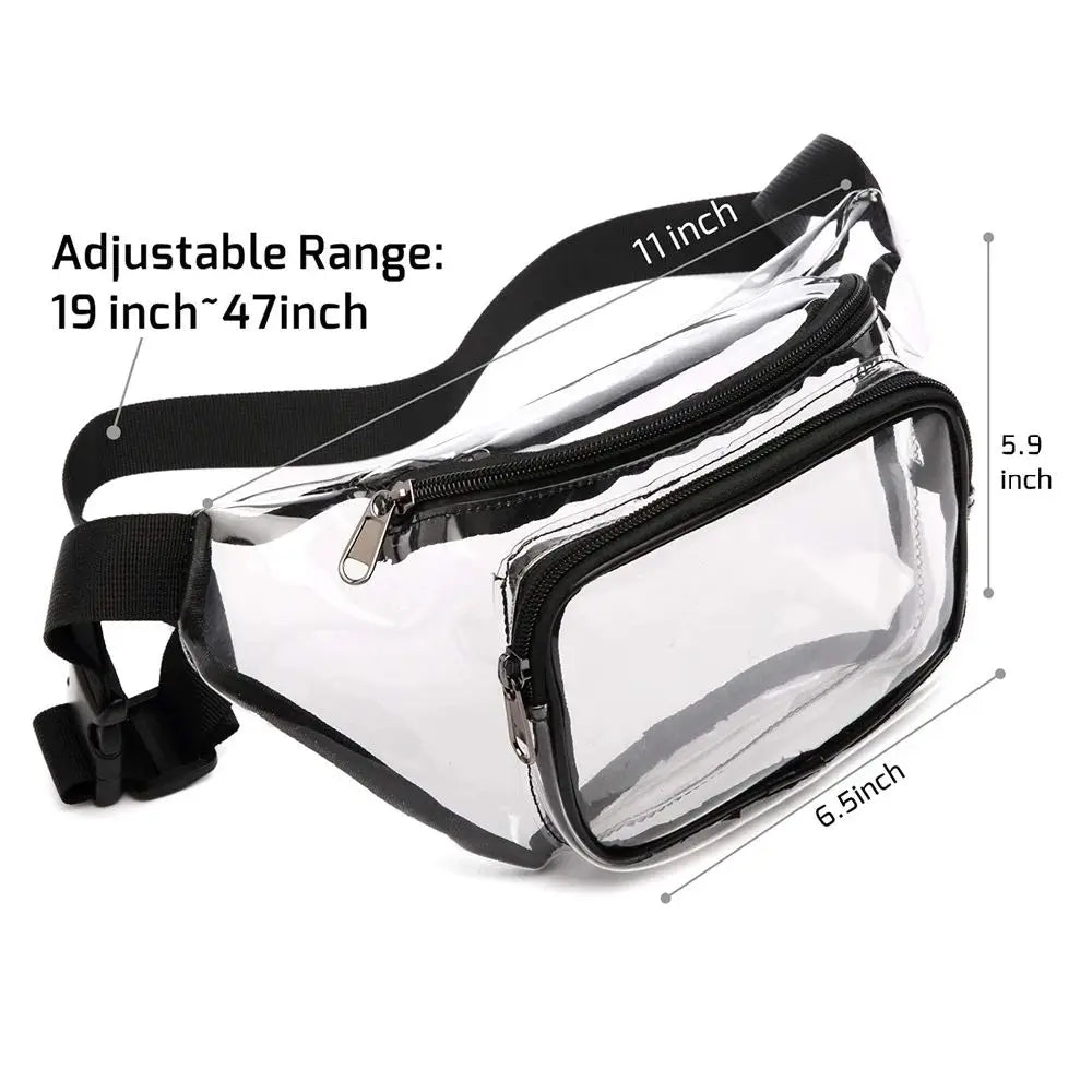 Clear Waterproof Waist Bag - Stadium Approved