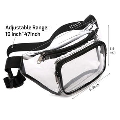 Clear Waterproof Waist Bag - Stadium Approved