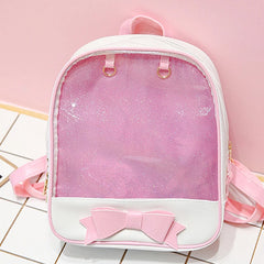 Clear Women Backpack Itabags Japanese School Bookbag for Teenage Girls