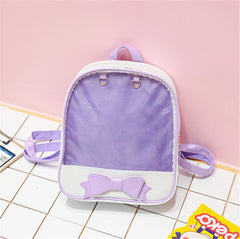 Clear Women Backpack Itabags School Bag for Teenage Girls