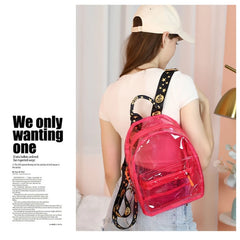 Clear PVC Backpack for Boys Girls