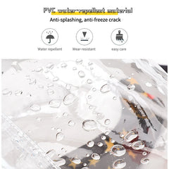 Clear PVC Backpack for Boys Girls